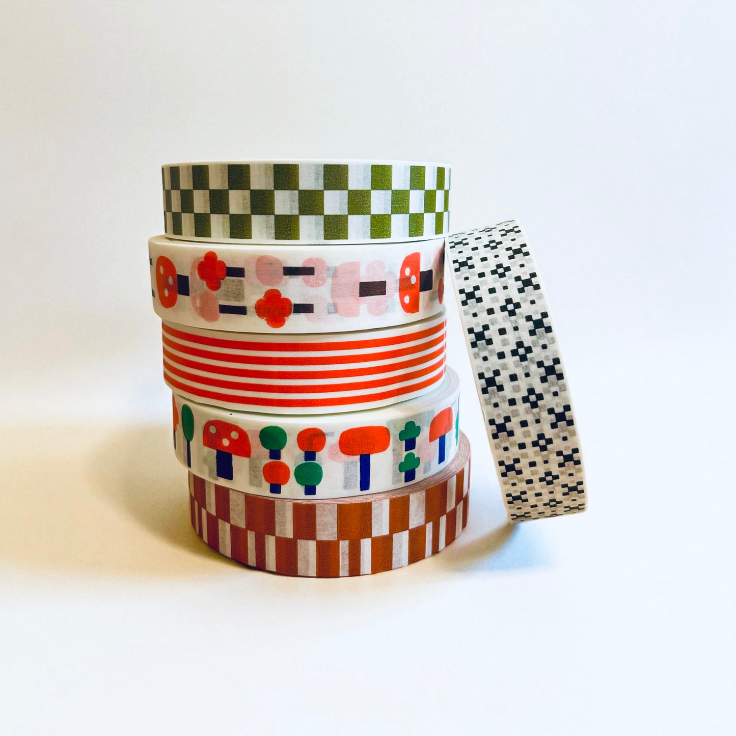 Red Stripe Paper Tape
