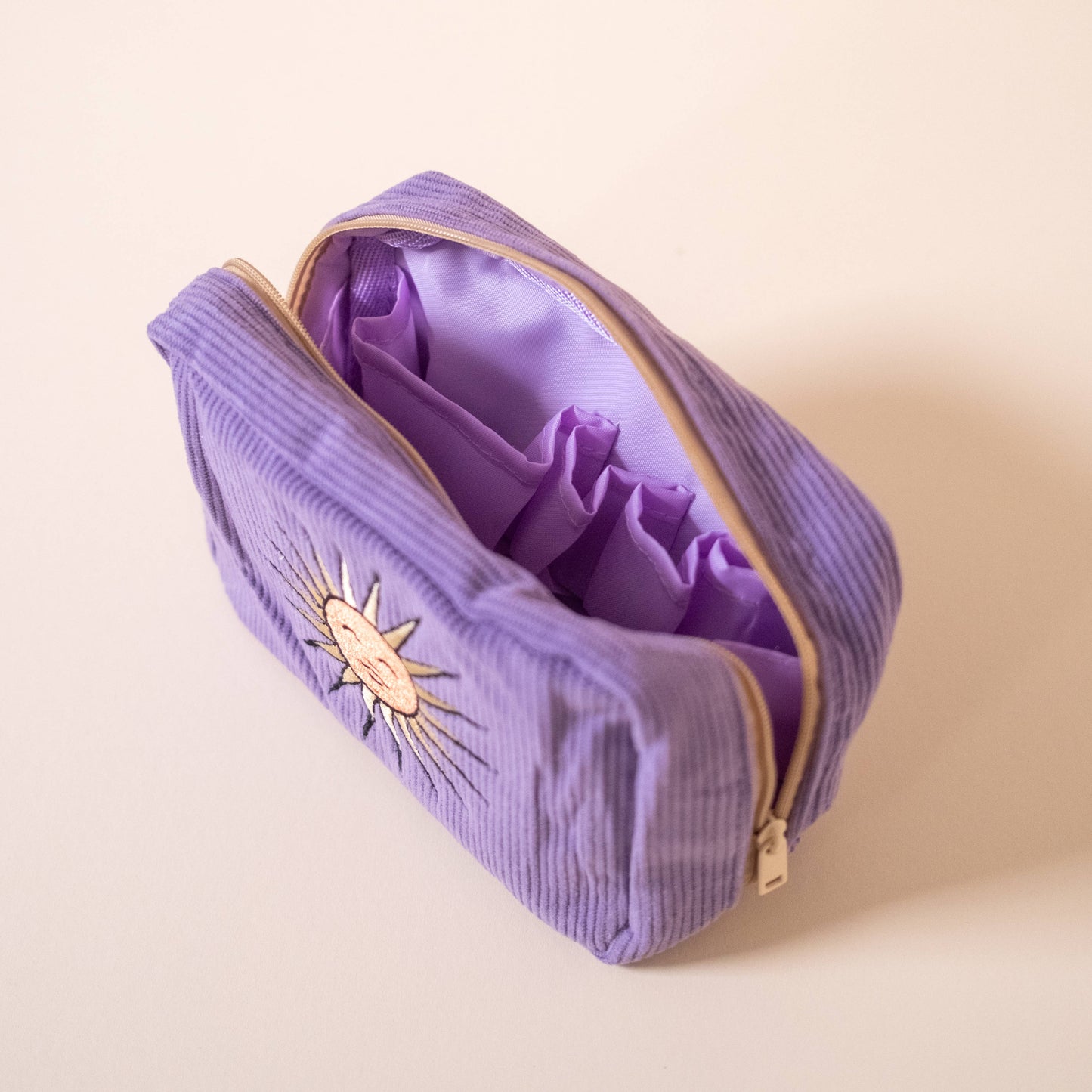 Bright Sun Corduroy Makeup Bag