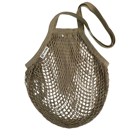 Long Handled Organic Cotton String Bag - SAGE