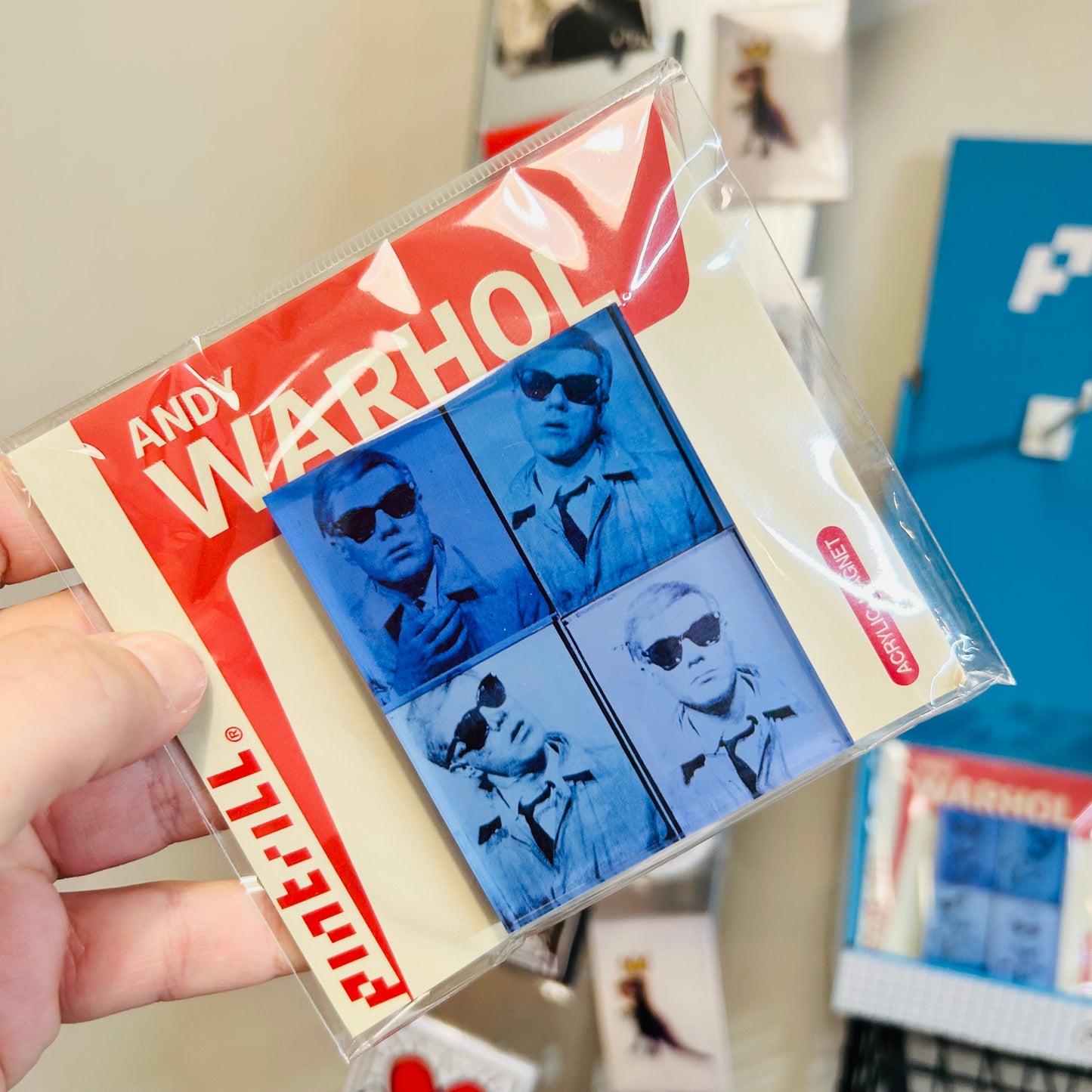 Warhol Self-Portrait Acrylic Magnet