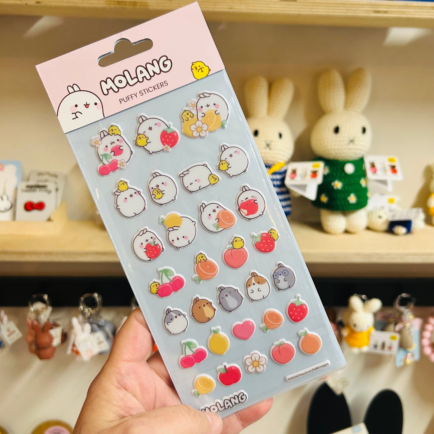 Molang Fruits Stickers
