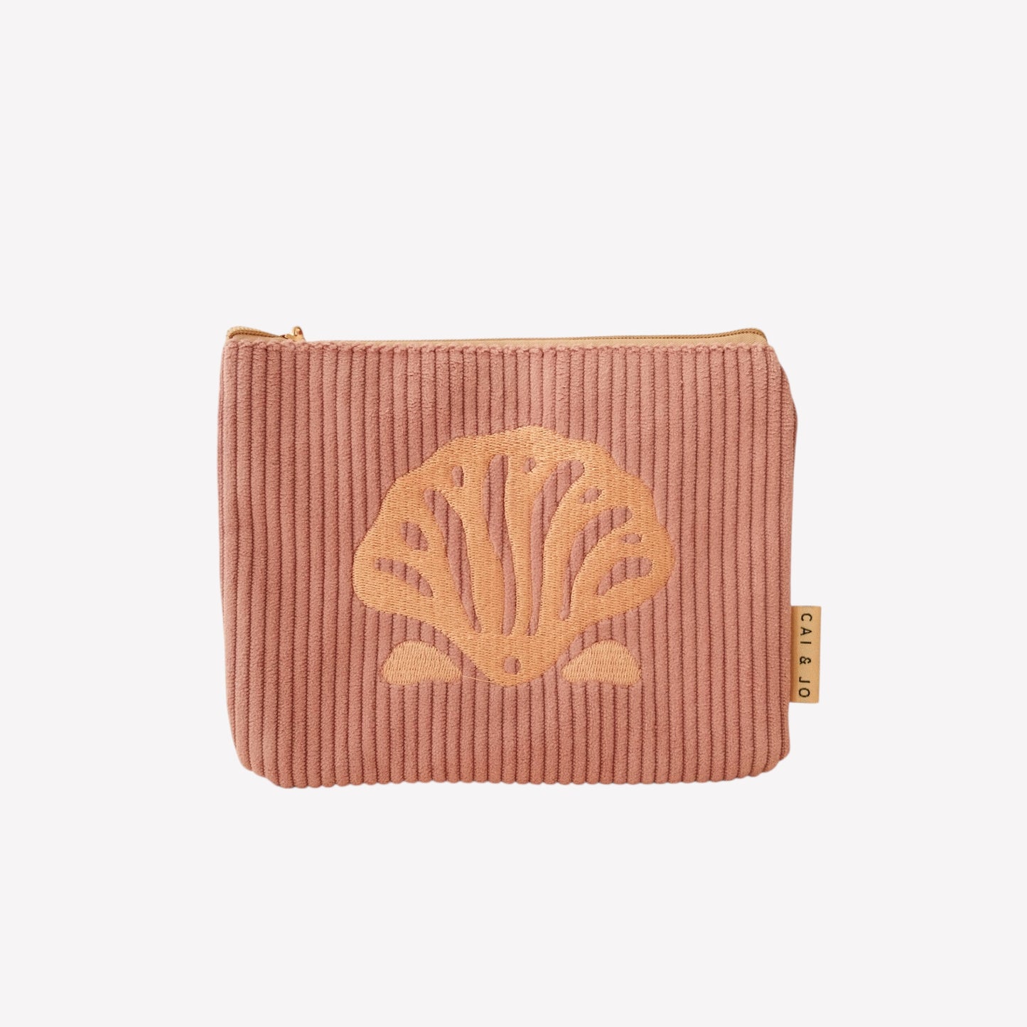 Shell Corduroy Pouch
