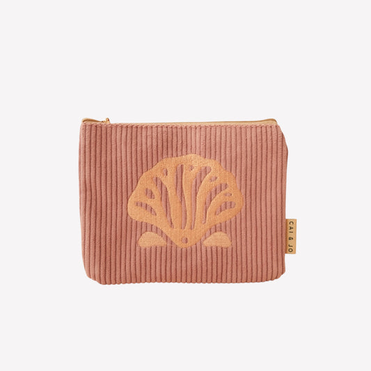 Shell Corduroy Pouch