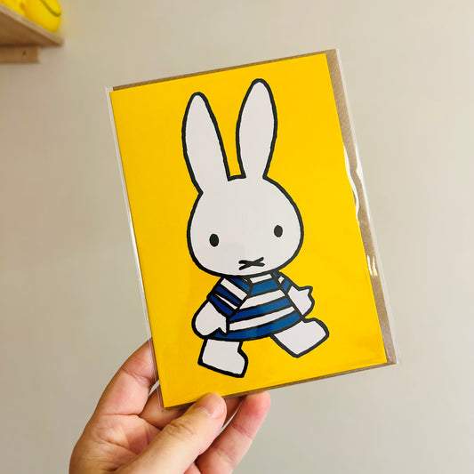 Miffy Walking Birthday Card