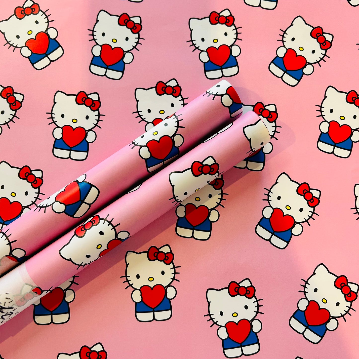 Hello Kitty Gift Wrap - Pink