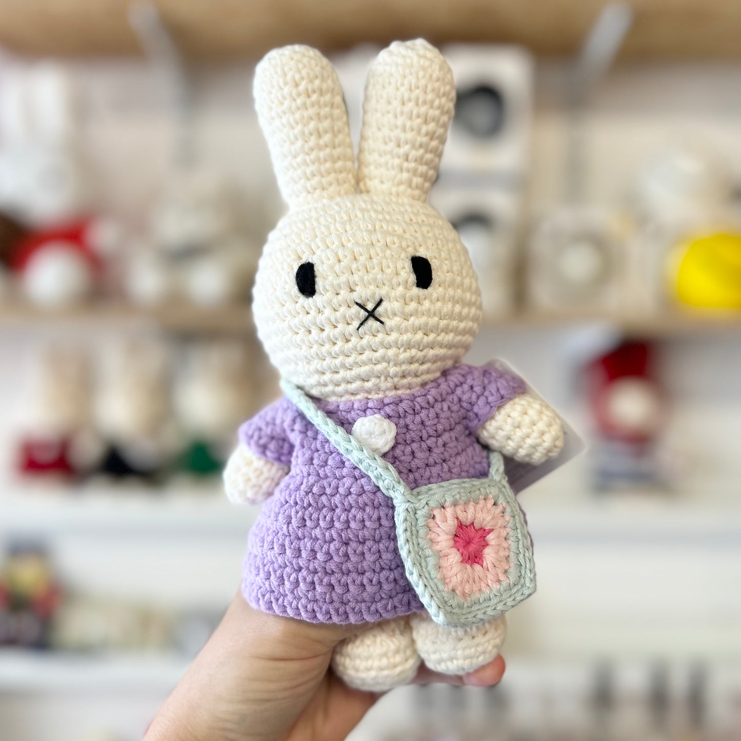 Miffy Lilac Dress + flower bag