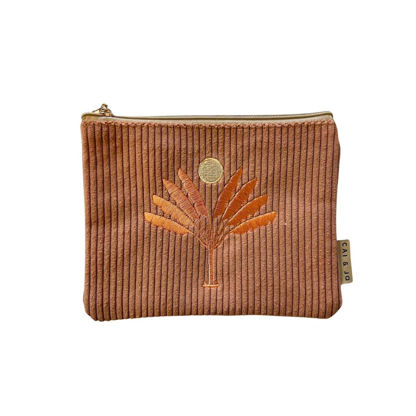 Dusty Pink Corduroy Pouch