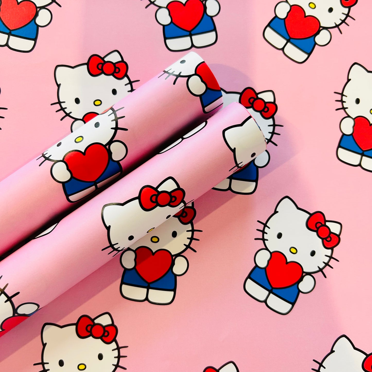 Hello Kitty Gift Wrap - Pink