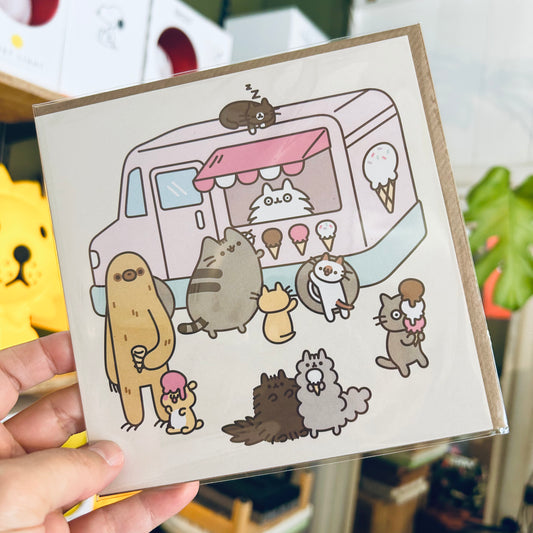 Pusheen + Friends Card