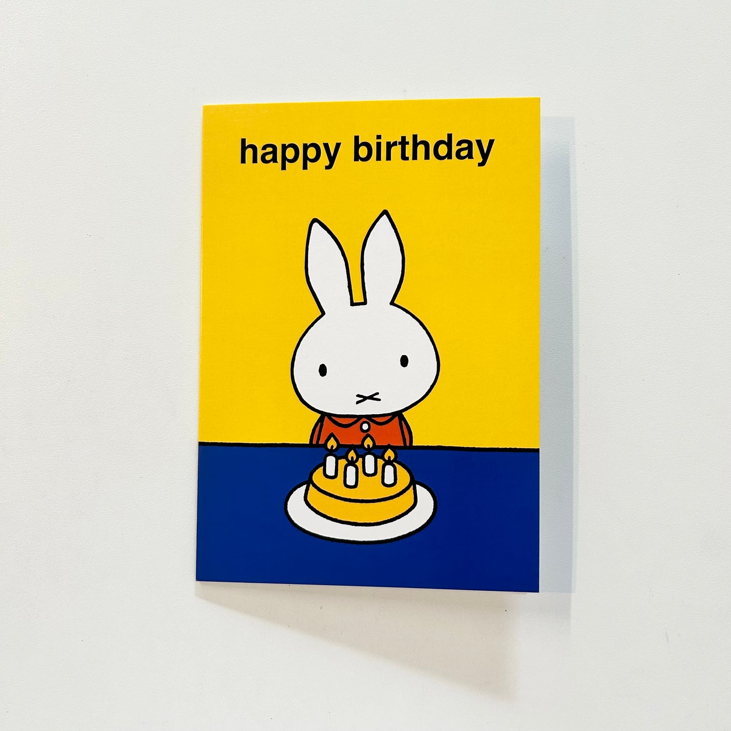 Miffy Birthday Cake Card