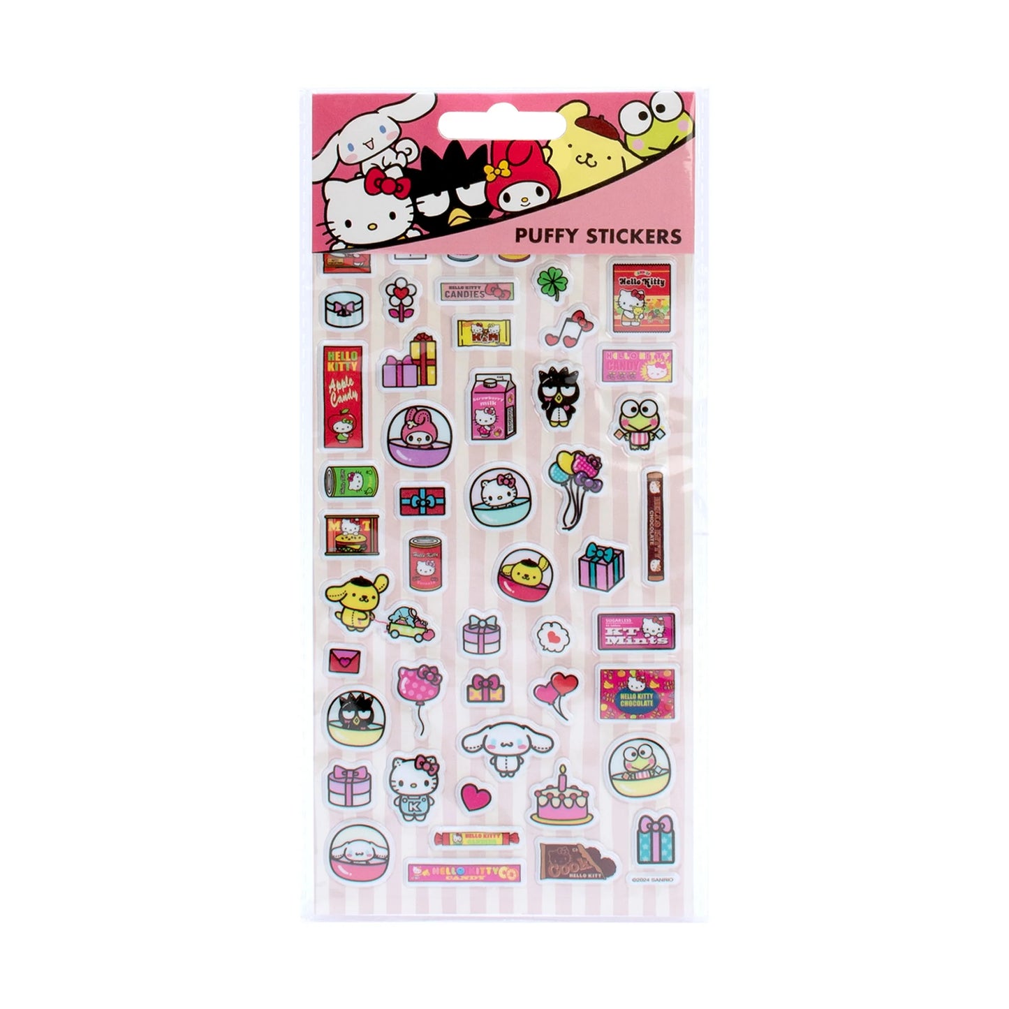 Hello Kitty Puff Stickers