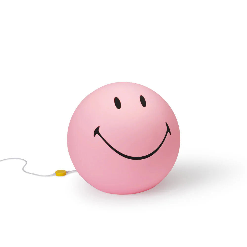 XL Smiley Floor Lamp / Pink