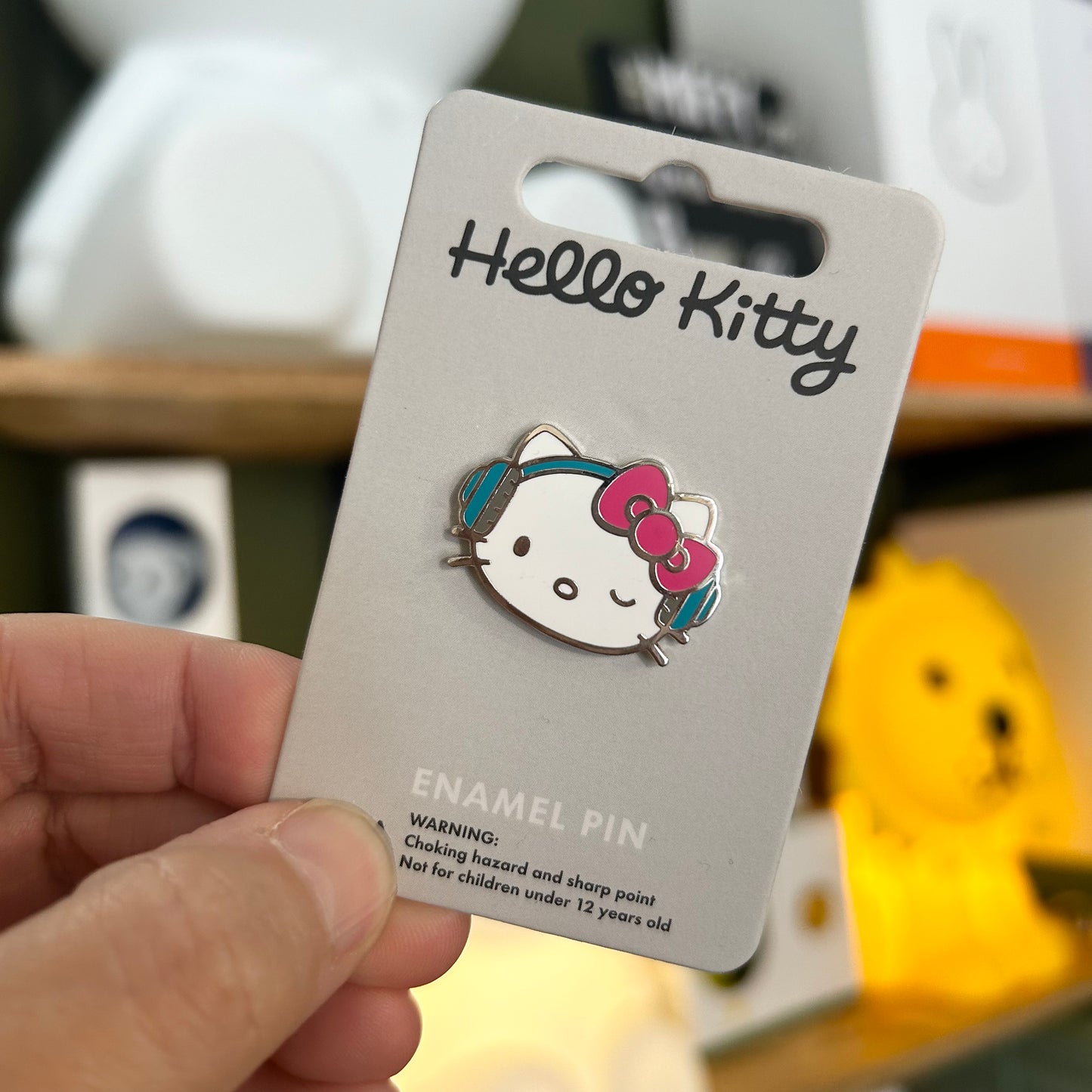 Hello Kitty DJ Enamel Pin