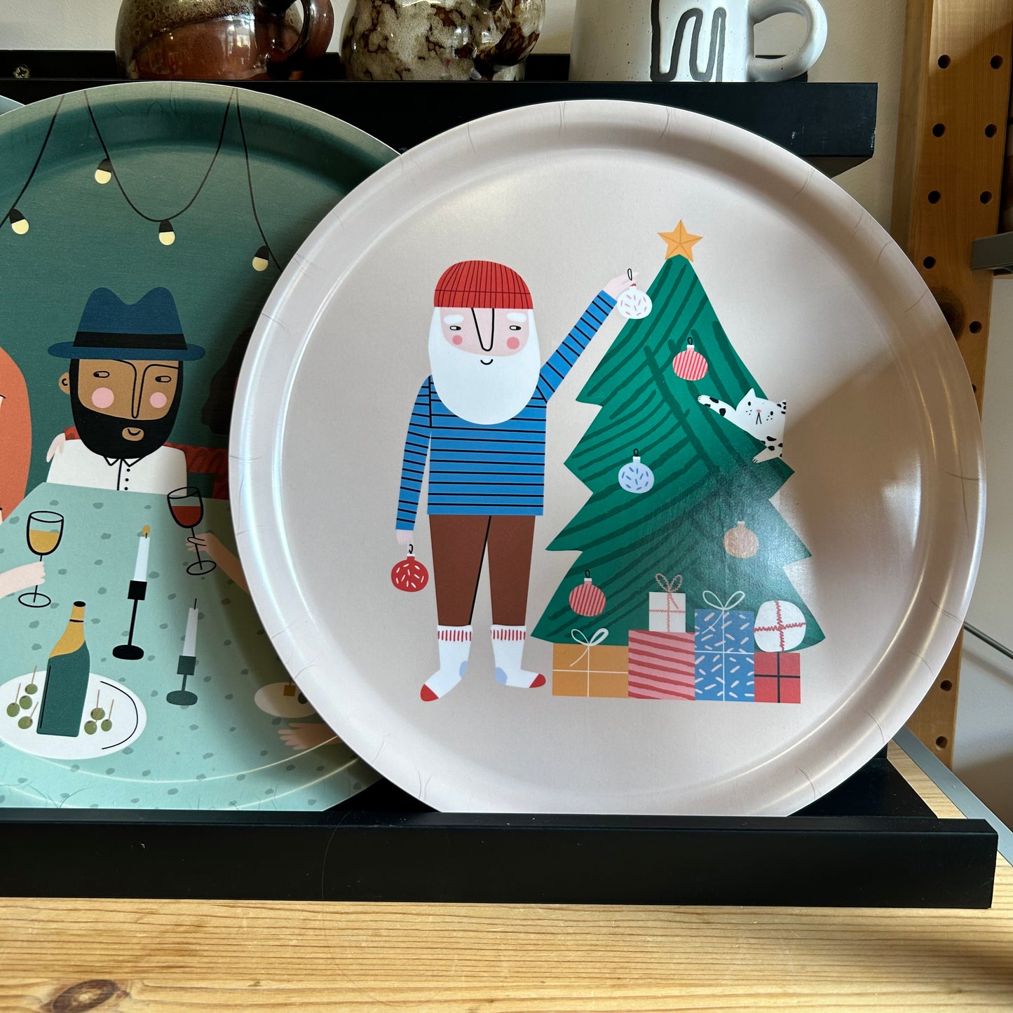 Ebbot and the Christmas Tree Round Tray