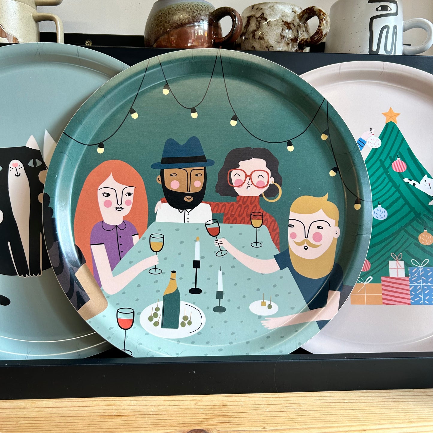 Friends Party Round  Tray