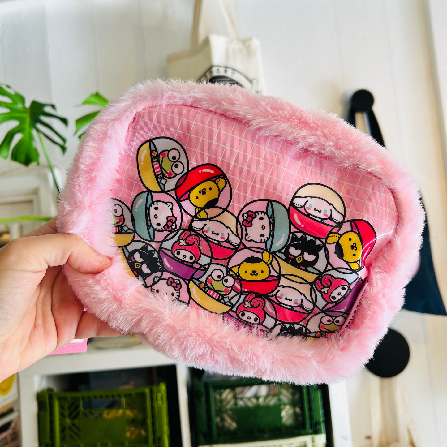 Hello Kitty Fluffy Pencil Case