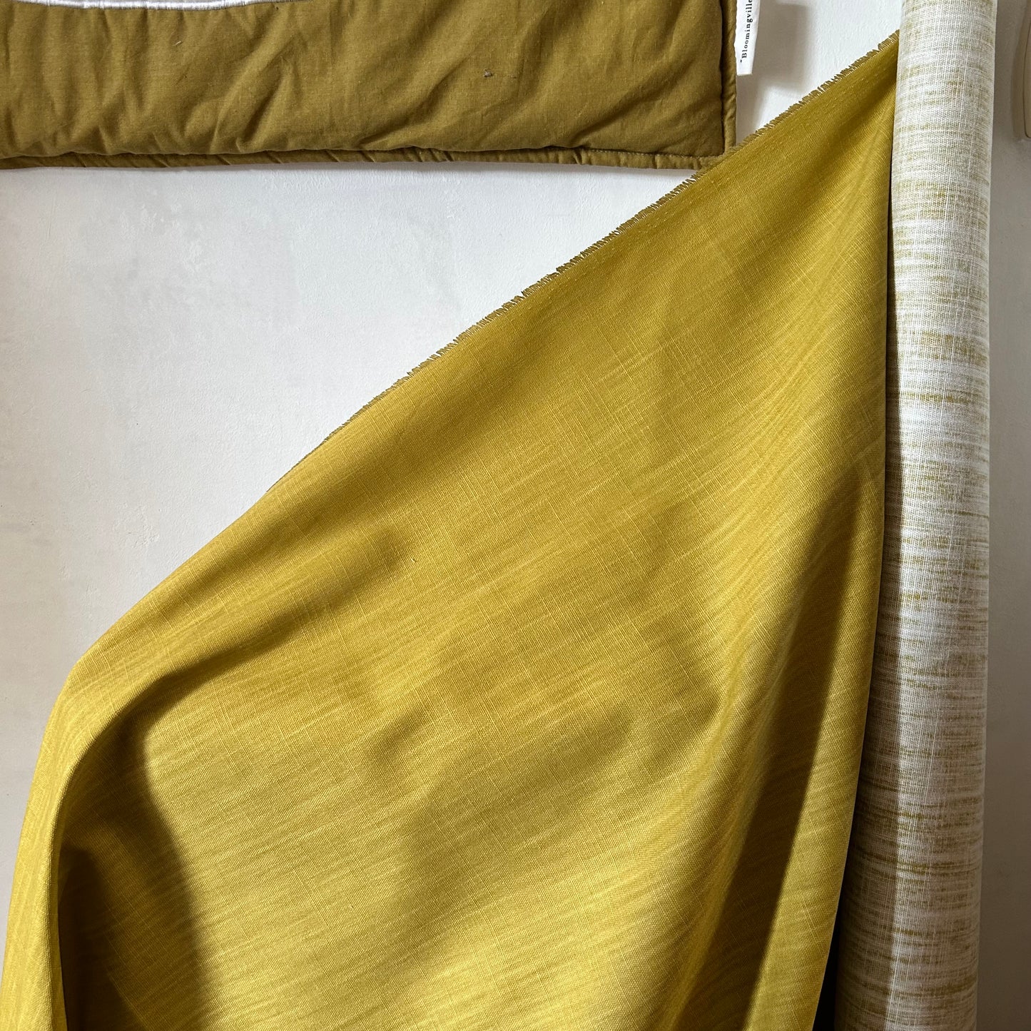 Klotz fabric -  mustard  160cm piece