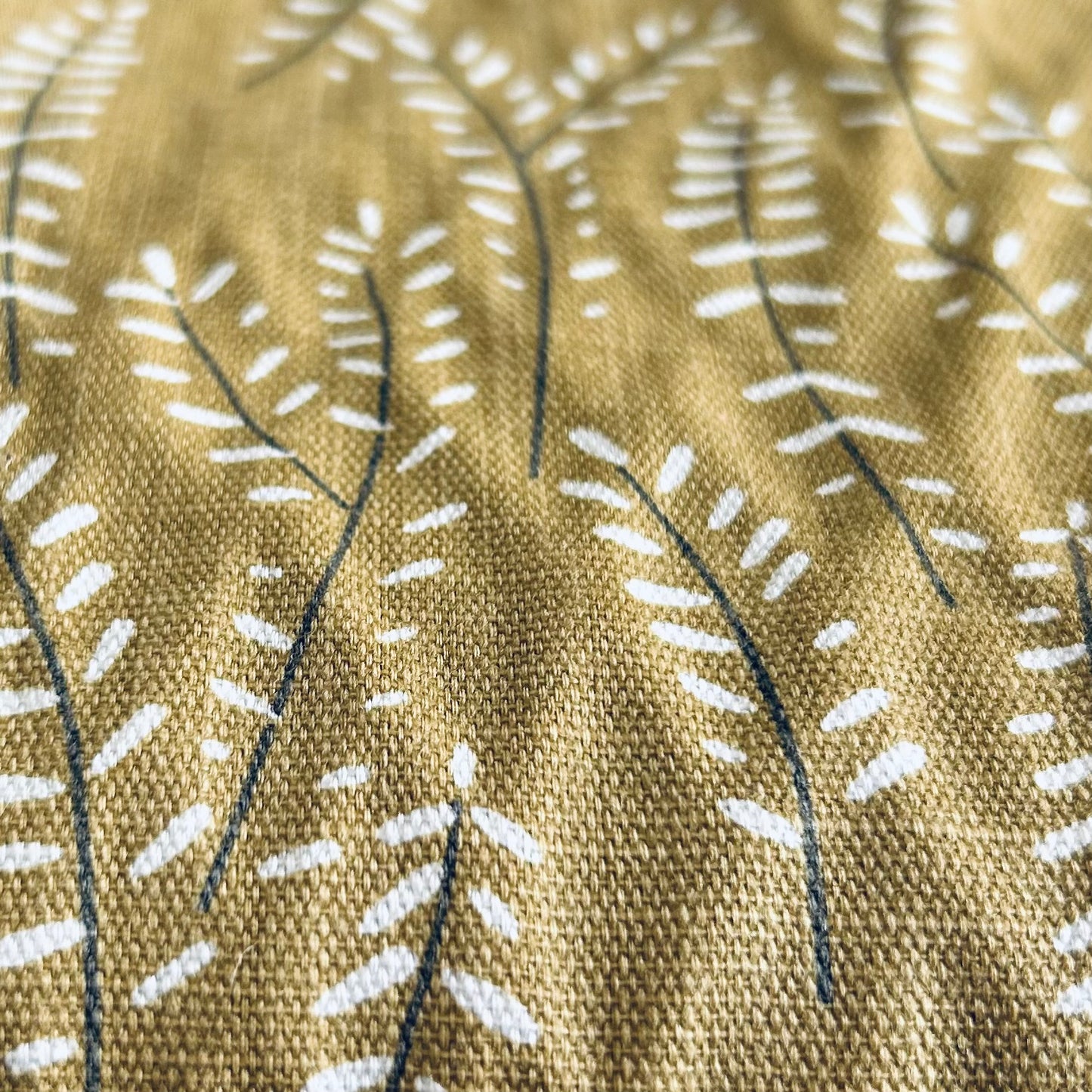 Kvits fabric fabric - Mustard P/M