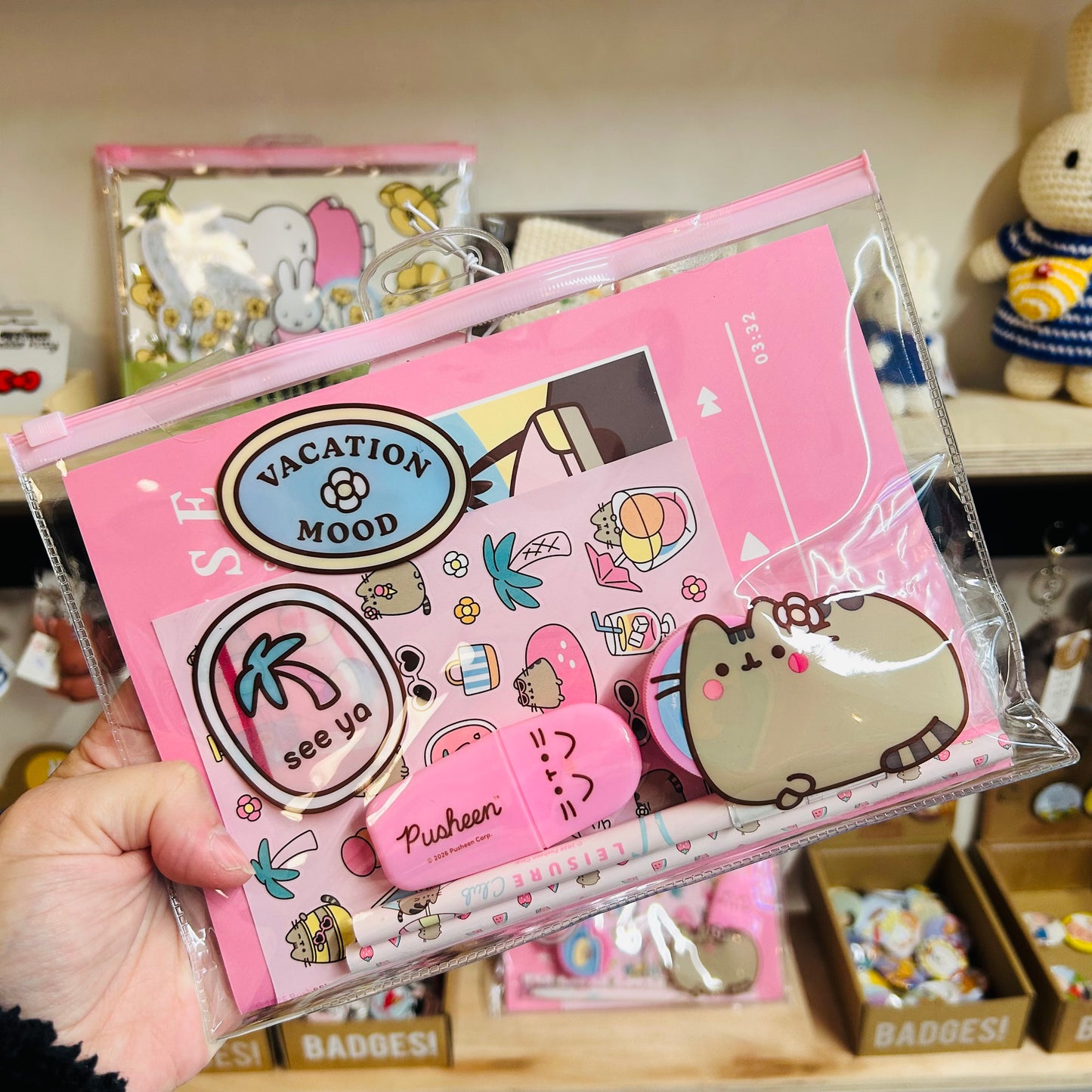 Pusheen Tropical Vacation Super Stationery Set