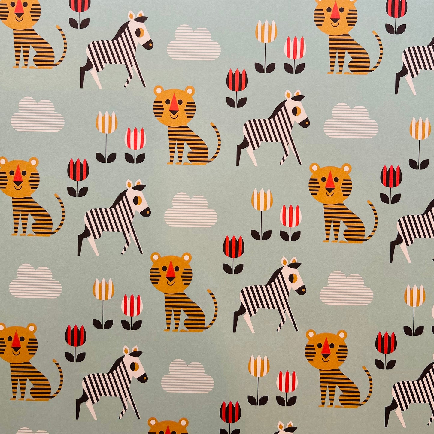 Tiger + Zebra Gift Wrap