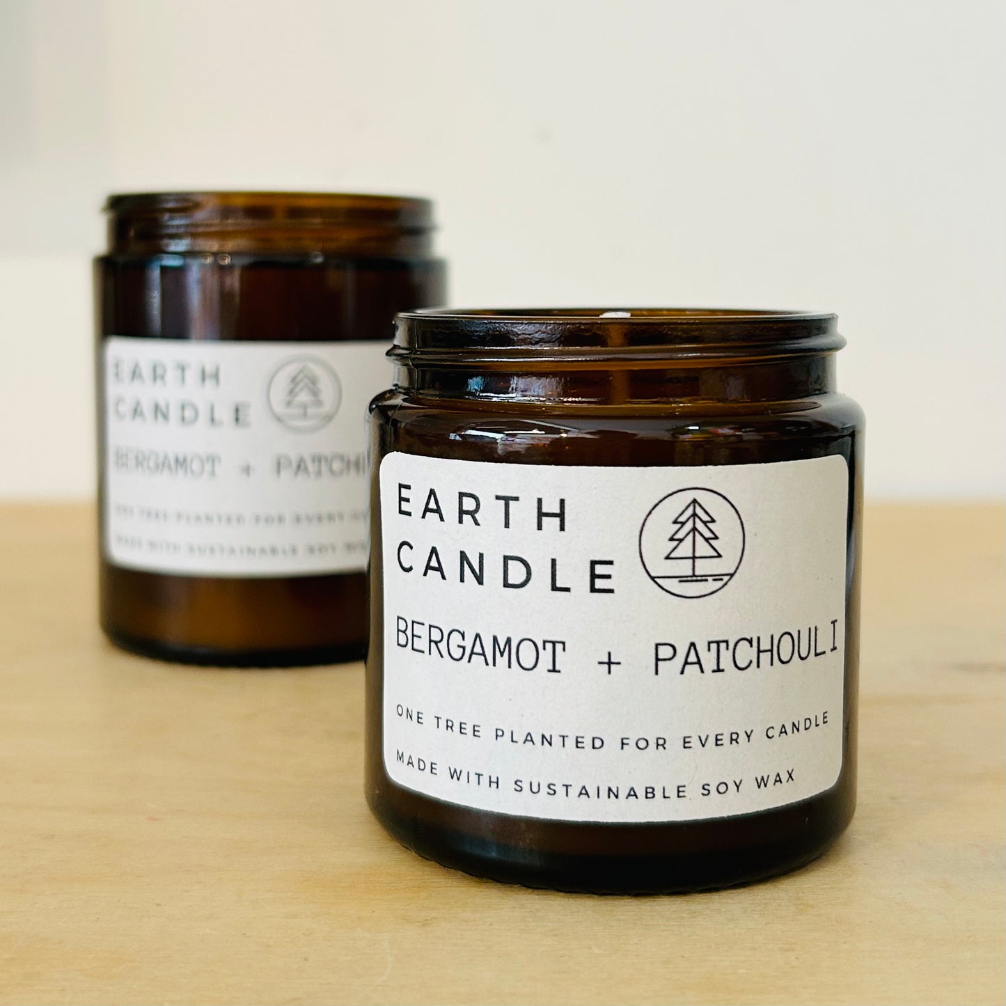 Bergamot + Patchouli Soy Wax Candle