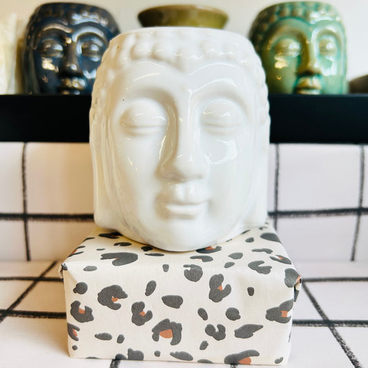 Buddha Oil Burner - White