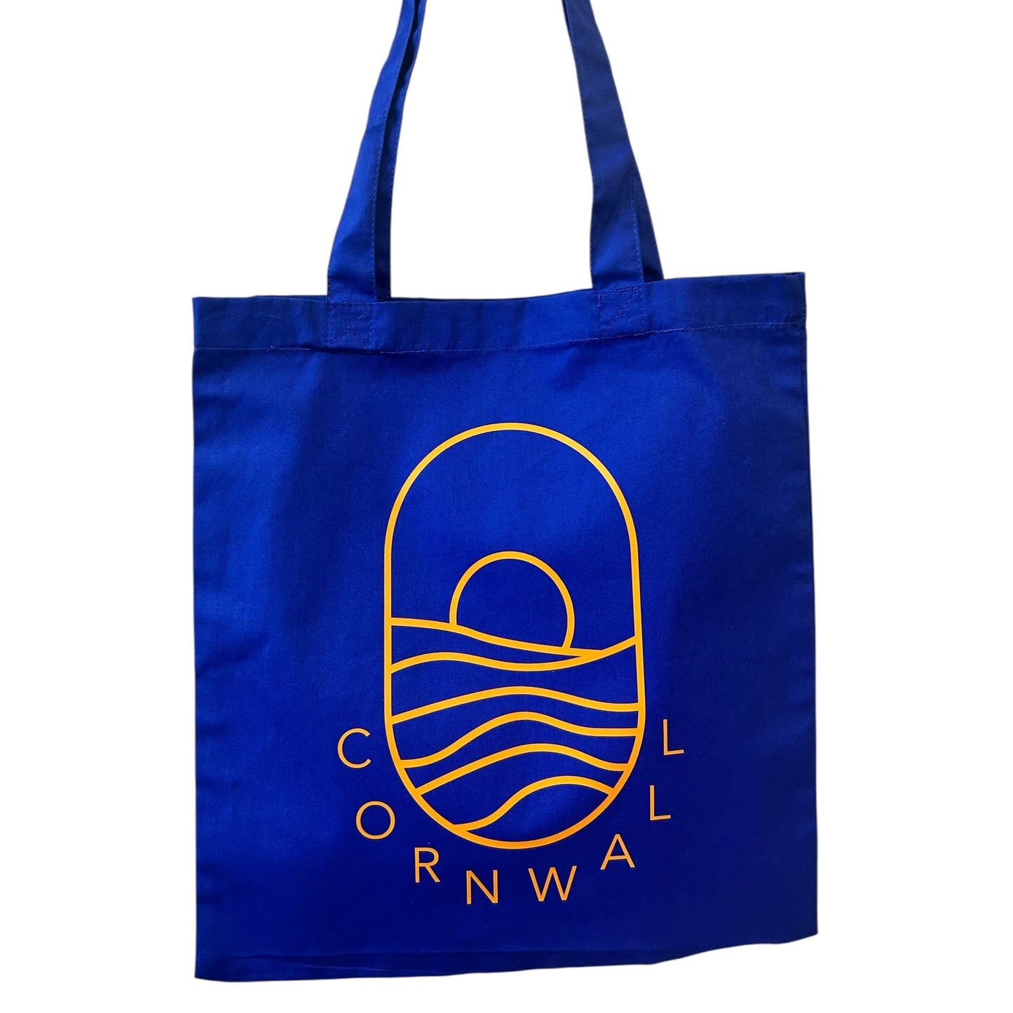 Vivid Blue Cornwall Sunrise Tote