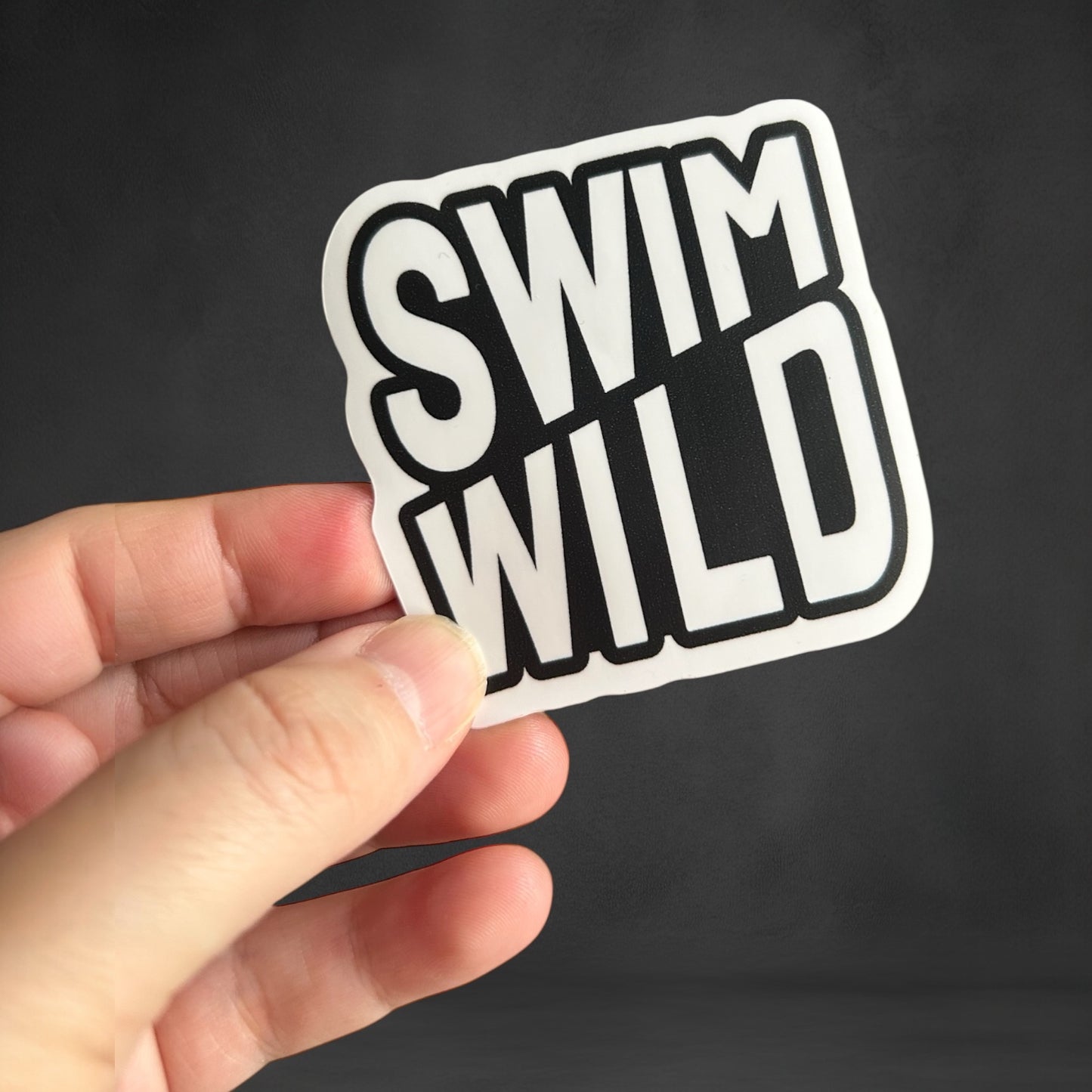 Swim Wild sticker