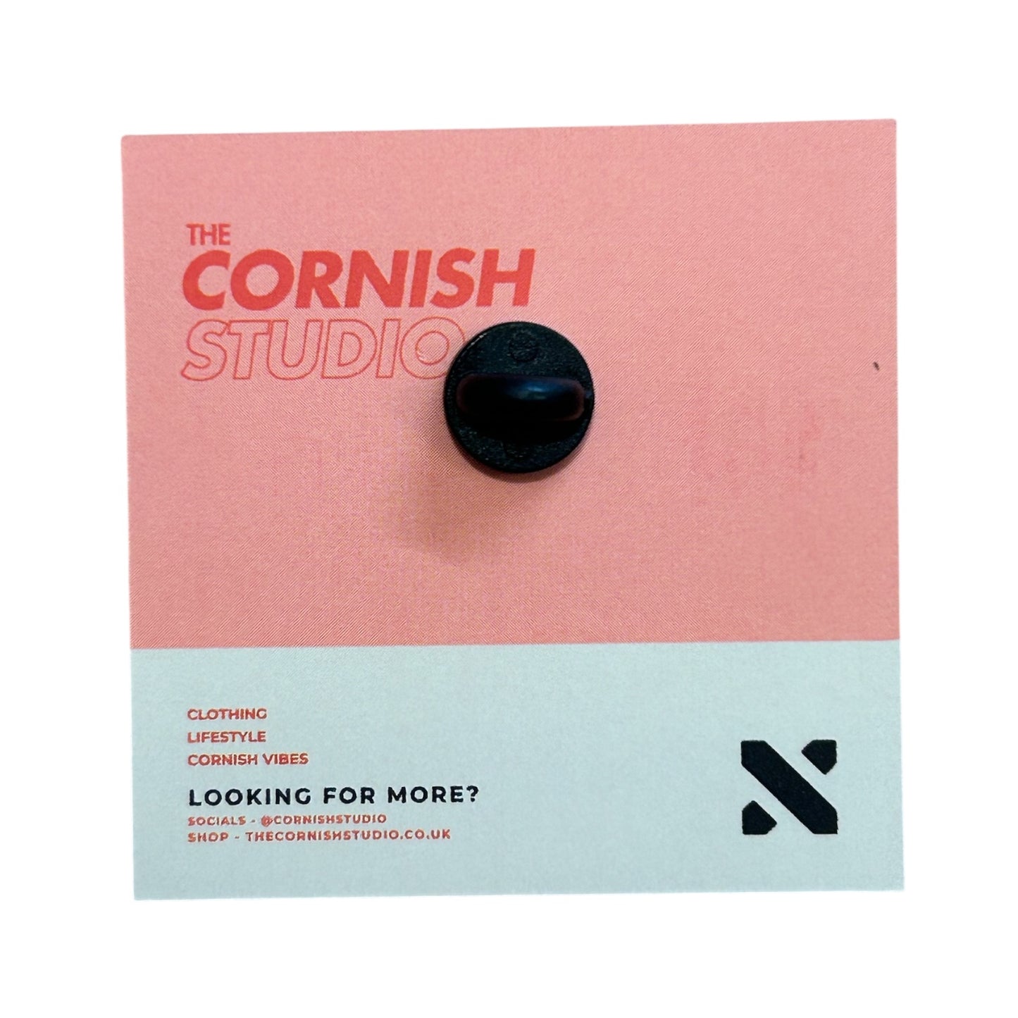 Swim Wild Vivid Orange Enamal Pin badge