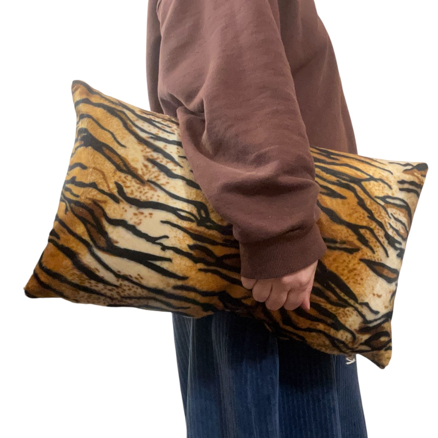 Tiger print cushion
