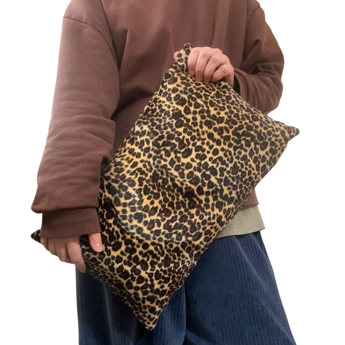 Leopard print cushion