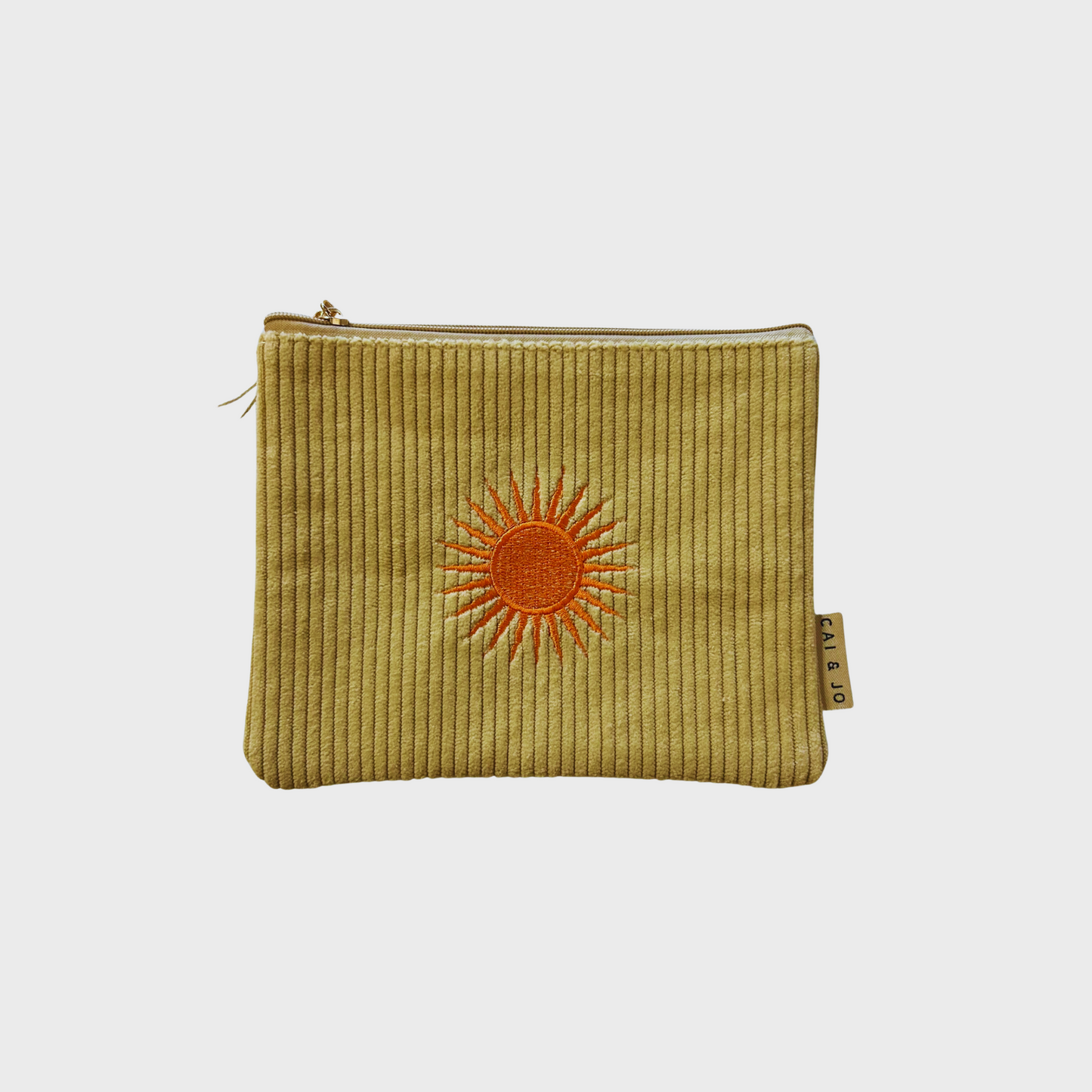 Sunburst Corduroy Pouch