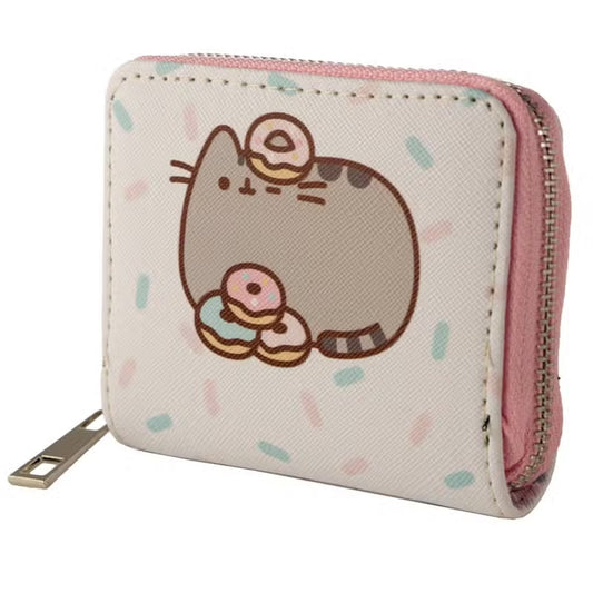 Pusheen Doughnut Cat Zip Small Wallet Purse