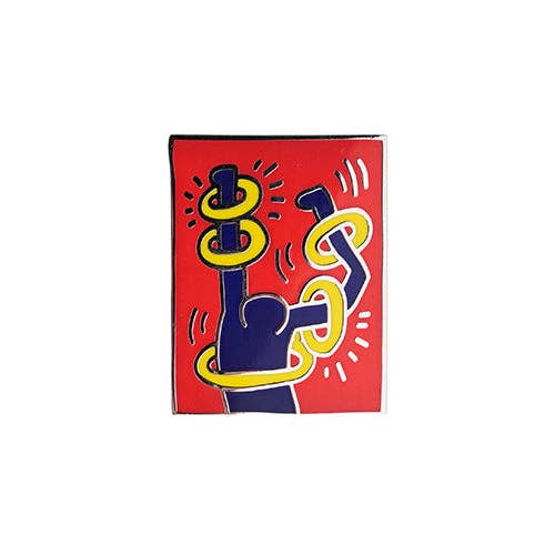 Keith Haring POP SHOP - Circles Man Pin