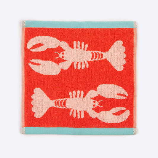 Lobster Organic Cotton Face Cloth