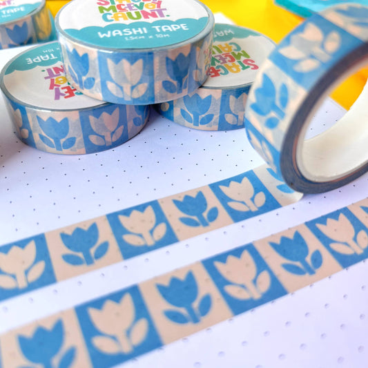 Blue Tulip Washi Tape