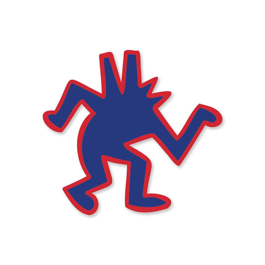 Blue / Red Dancing Dog Patch