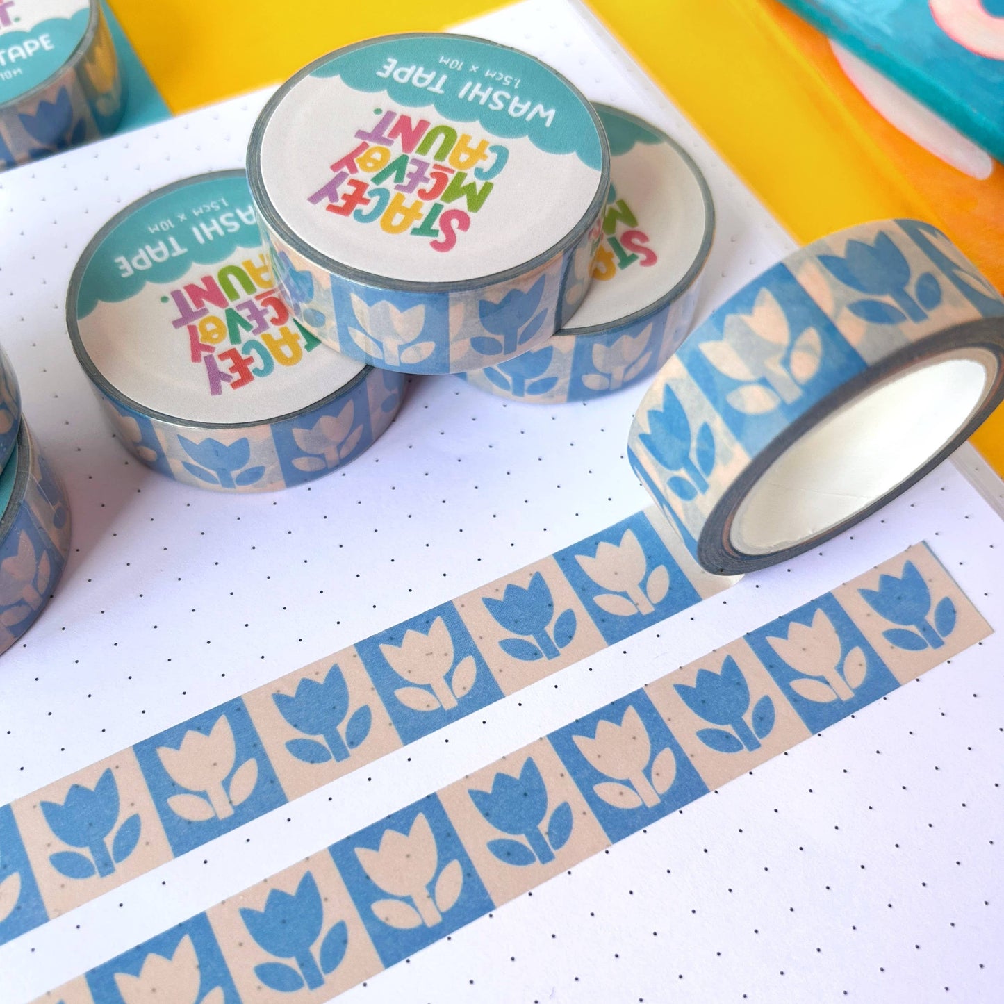 Blue Tulip Washi Tape