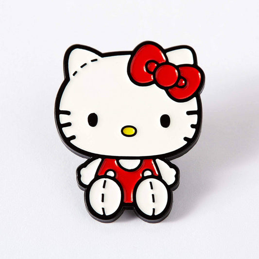 Retro Hello Kitty stitches enamel pin badge