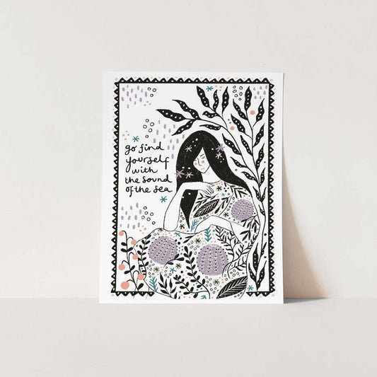 Sound Of The Sea - A4 Print