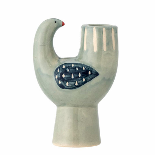 Bird candle holder | Blue