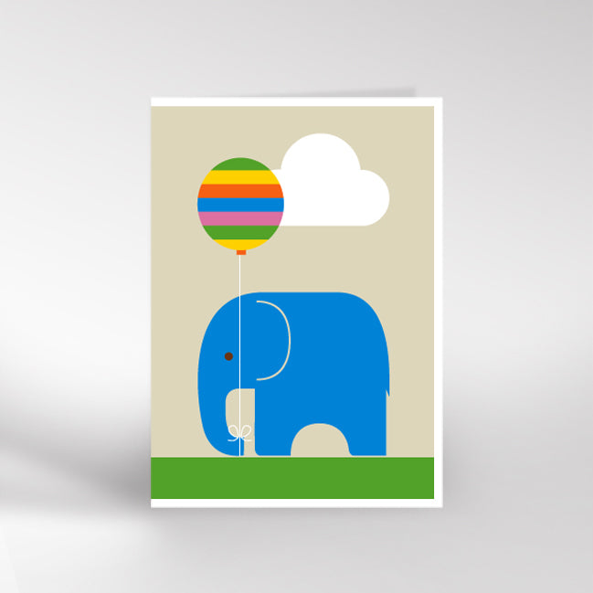 Birthday elephant Card