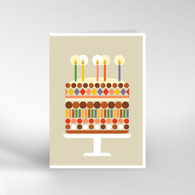 Birthday cake card
