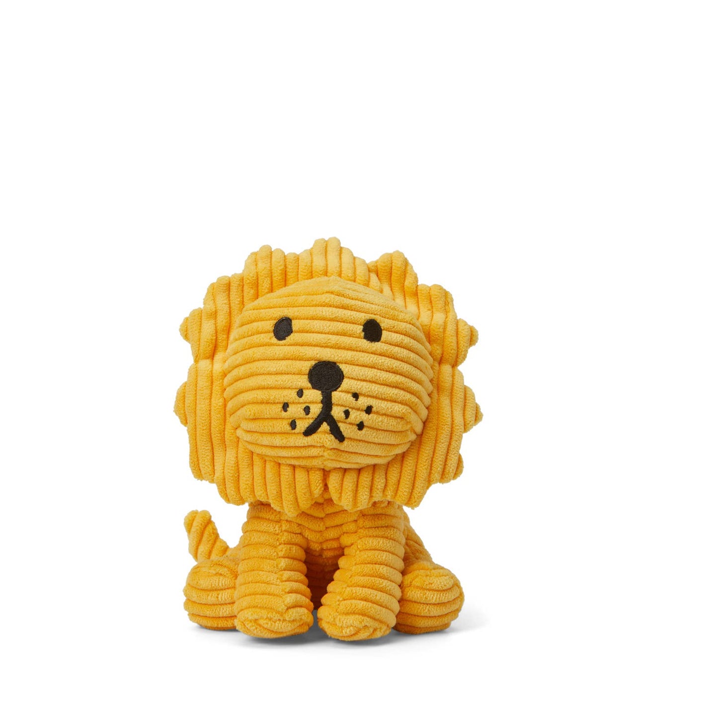 Lion Corduroy Yellow Plush