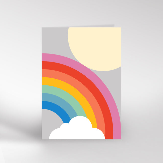Grey Rainbow card