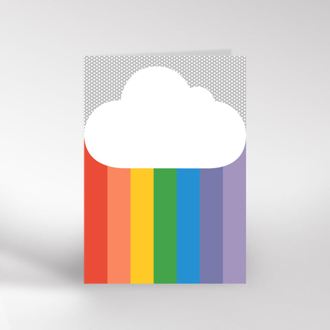 Rainbow Cloud Card