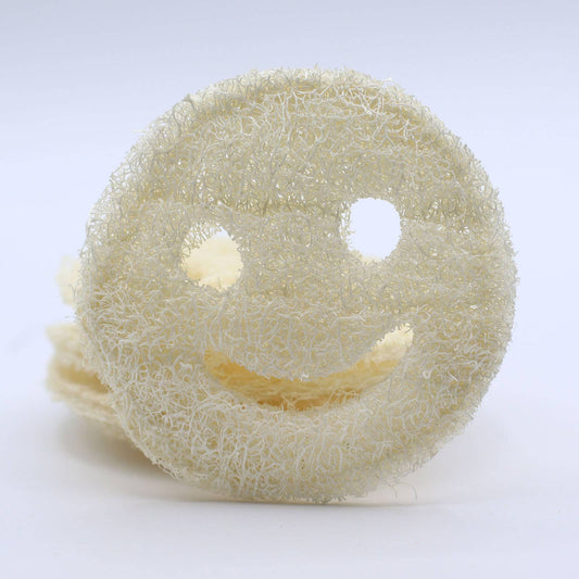 Loofah Smiley Face