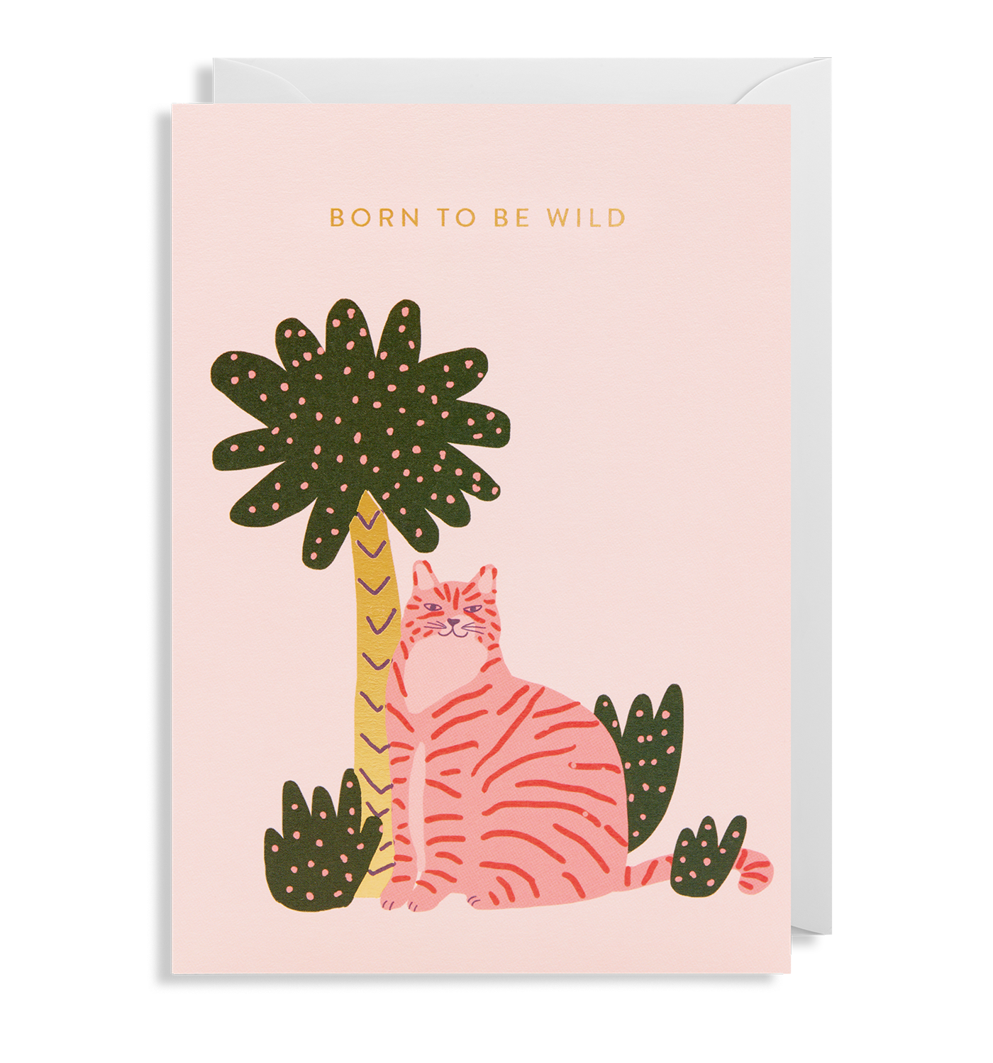 Born To Be wiild Greetings Card