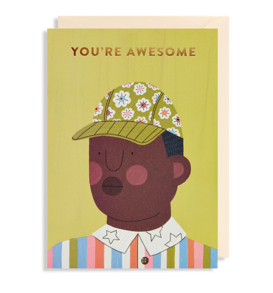 Awesome Guy Greetings Card