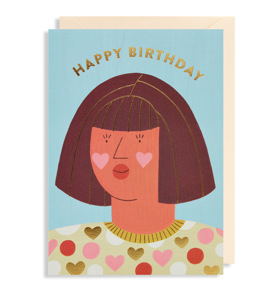 Sweet Cheeks Happy Birthday Card